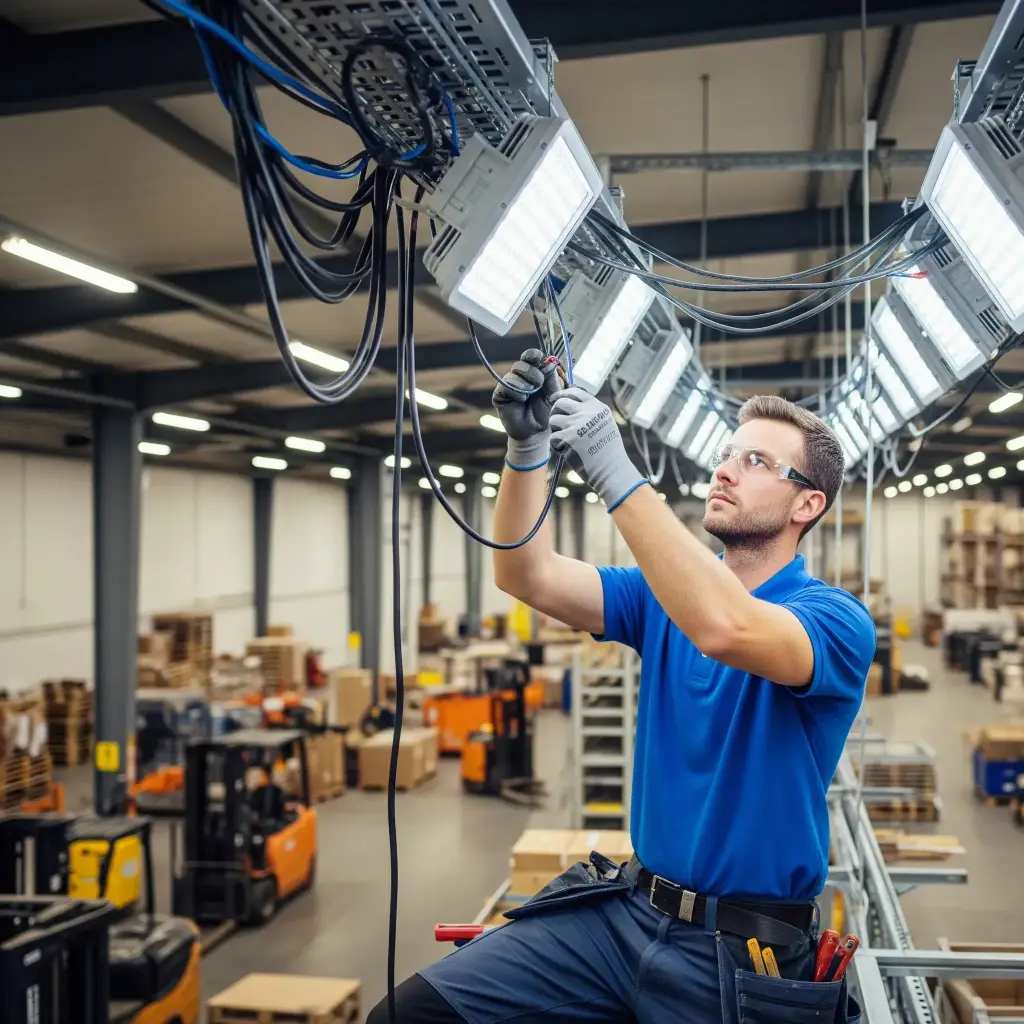 tyler lighting installation
