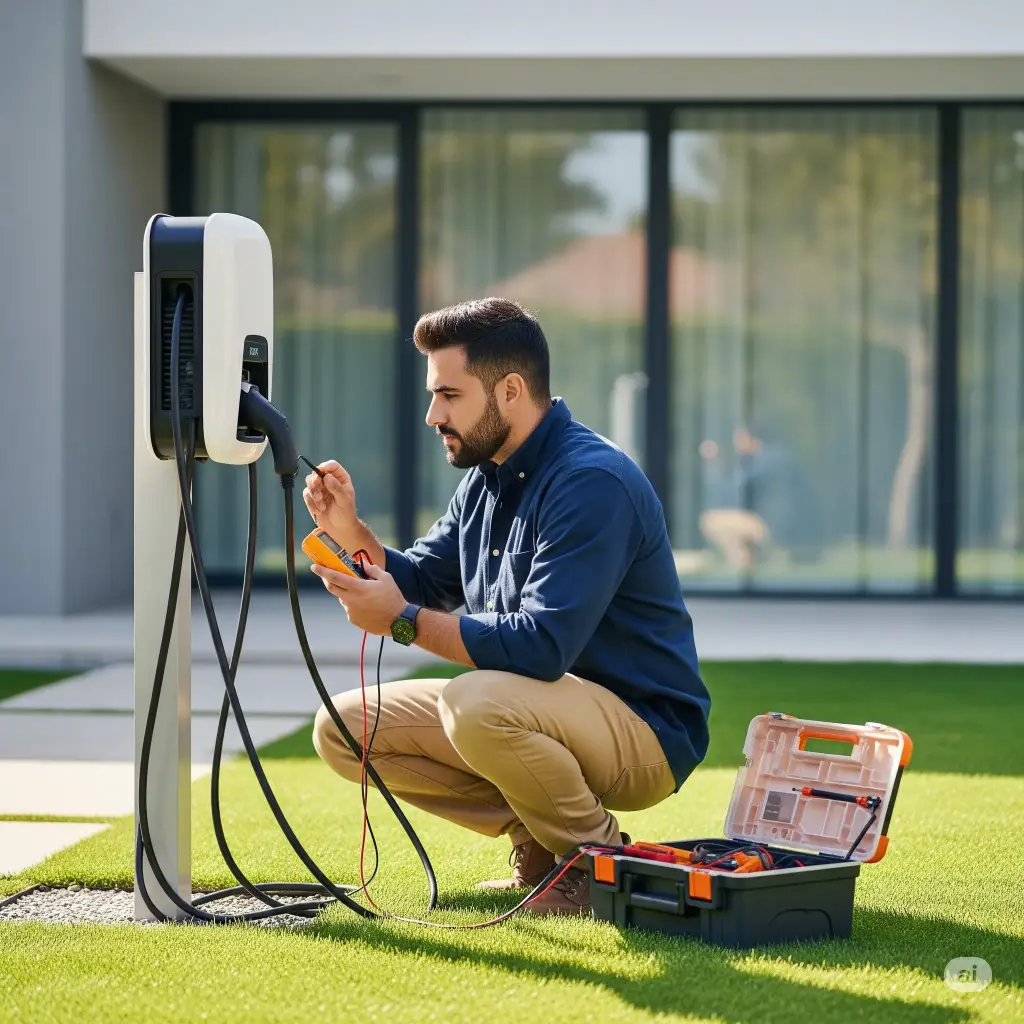 EV charger tryler